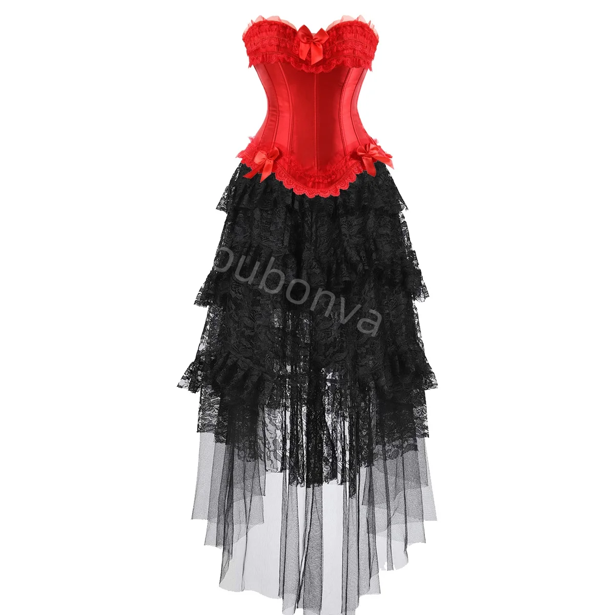 Corset Dress Bustier Skirt Set Plus Size Lace Up Gothic Victorian Lolita Vintage Sexy elegant lace Exotic Burlesque Korsett
Corset Dress Bustier Skirt Set Plus Size Lace Up Gothic Victorian Lolita Vintage Sexy elegant lace Exotic Burlesque Korsett
