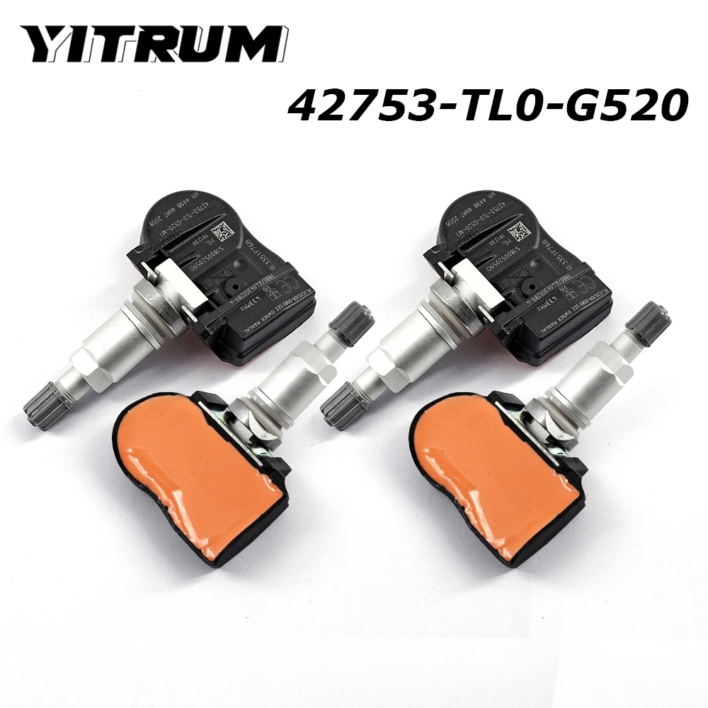 YITRUM 42753-TL0-G520 для Honda Ridgeline Odyssey Touring Pilot Acura NSX датчик давления в шинах TPMS S180052059D 433 МГц
YITRUM 42753-TL0-G520 для Honda Ridgeline Odyssey Touring Pilot Acura NSX датчик давления в шинах TPMS S180052059D 433 МГц