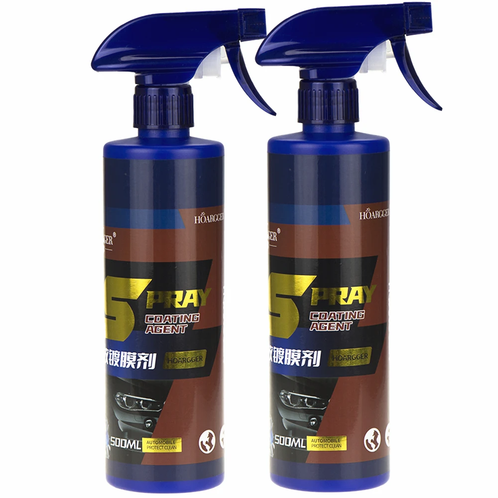 3 In 1 Car Paint Repair Ceramic Coating Spray Quick Nano-coating Spray Wax Automotive Hydrophobic Polish Paint Cleaner 500ml
3 In 1 Car Paint Repair Ceramic Coating Spray Quick Nano-coating Spray Wax Automotive Hydrophobic Polish Paint Cleaner 500ml