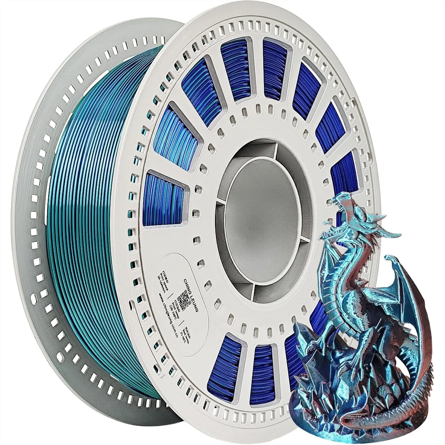 Silk PLA Filament 1.75mm, Tri-Color Gradient with Jewelry Gloss Finish, ±0.03mm Accuracy, 1KG
Silk PLA Filament 1.75mm, Tri-Color Gradient with Jewelry Gloss Finish, ±0.03mm Accuracy, 1KG