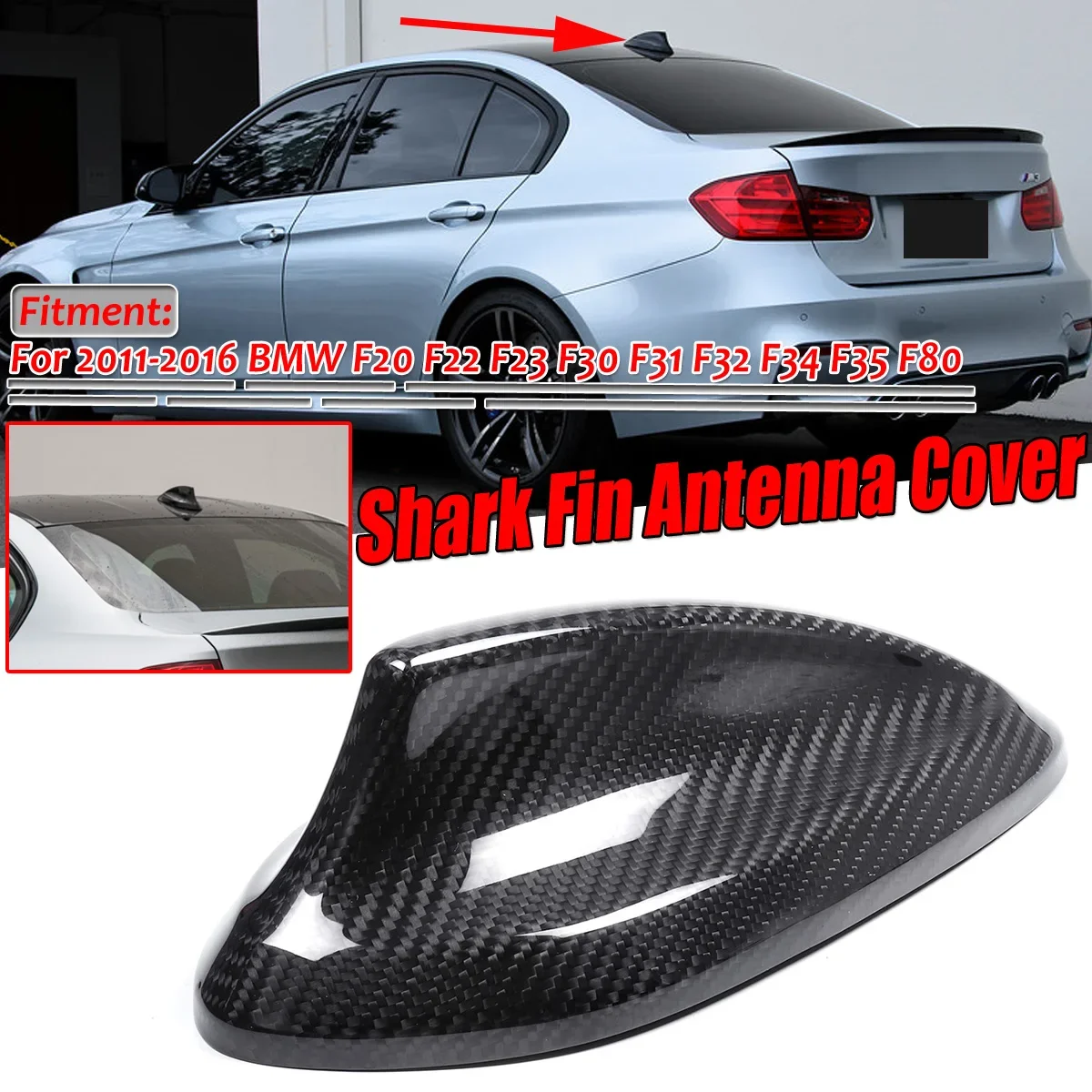 Чехол из углеродного волокна для автомобильной антенны Shark Fin для BMW F20 F22 F23 F30 F31 F32 F34 F35 F80 11-16 
Чехол из углеродного волокна для автомобильной антенны Shark Fin для BMW F20 F22 F23 F30 F31 F32 F34 F35 F80 11-16