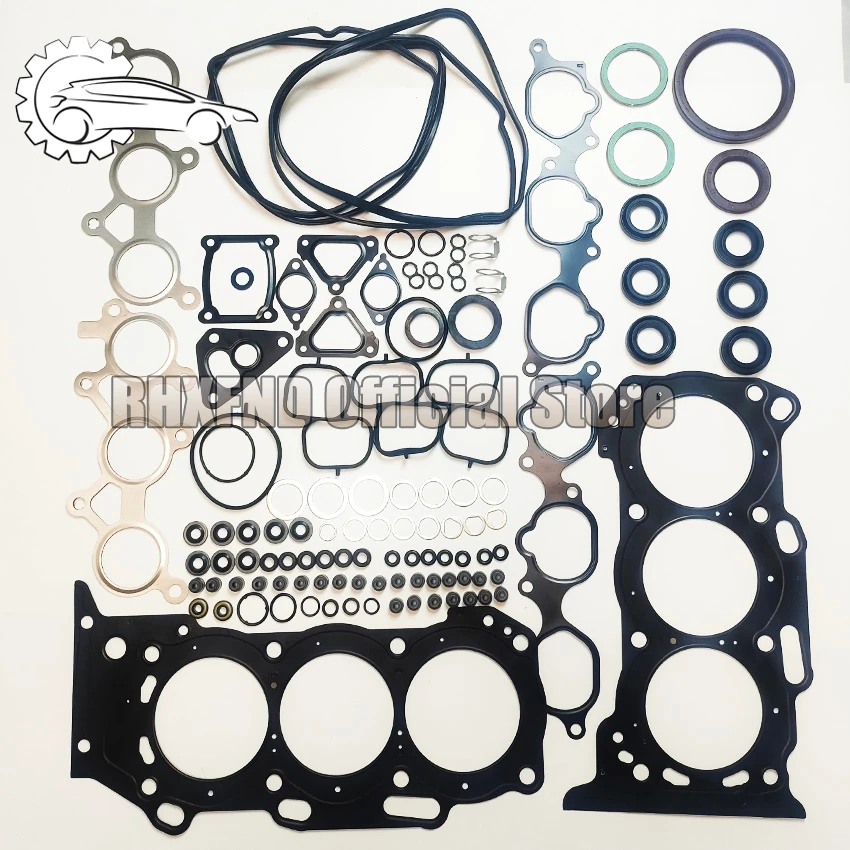 Gasket set 2GRFE 2GR 2GR-FE Engine Rebuilding Kits 04111-31440 for toyota BLADE LEXUS ES240 CAMRY HARRIER HIGHLANDER RAV4 3456cc
Gasket set 2GRFE 2GR 2GR-FE Engine Rebuilding Kits 04111-31440 for toyota BLADE LEXUS ES240 CAMRY HARRIER HIGHLANDER RAV4 3456cc