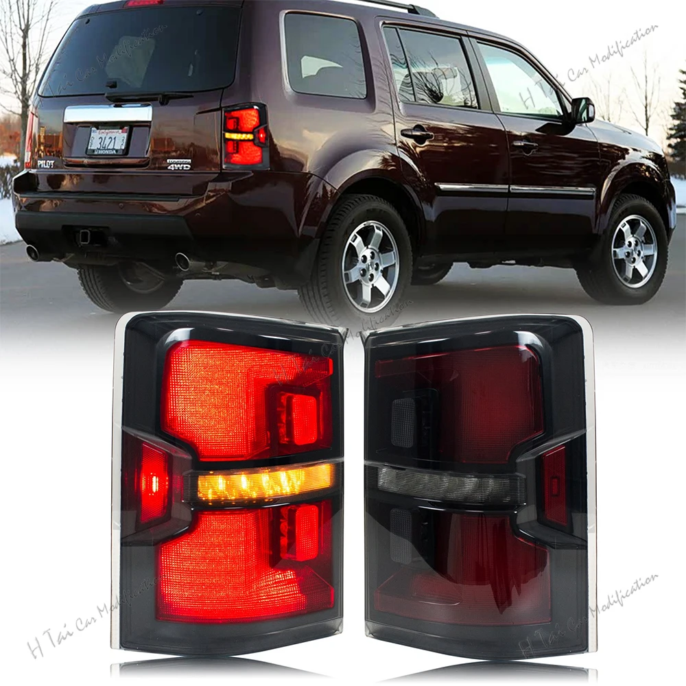 Pair LED Tail Lights For Honda Pilot 2009-2015 Rear Lamps Taillights Rear Brake Light Sequential Turn Signal Taillight Assembly
Pair LED Tail Lights For Honda Pilot 2009-2015 Rear Lamps Taillights Rear Brake Light Sequential Turn Signal Taillight Assembly
