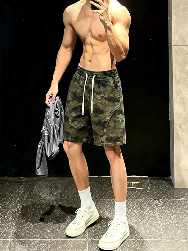 American High Street Vibe Camouflage Shorts Men's Summer Retro Diagonal Cut Loose Fit Sporty Five-Quarter Length Jeans
American High Street Vibe Camouflage Shorts Men's Summer Retro Diagonal Cut Loose Fit Sporty Five-Quarter Length Jeans