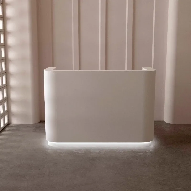 Small shop checkout page counter simple modern clothing store beauty salon paint front desk women's front desk reception desk
Small shop checkout page counter simple modern clothing store beauty salon paint front desk women's front desk reception desk