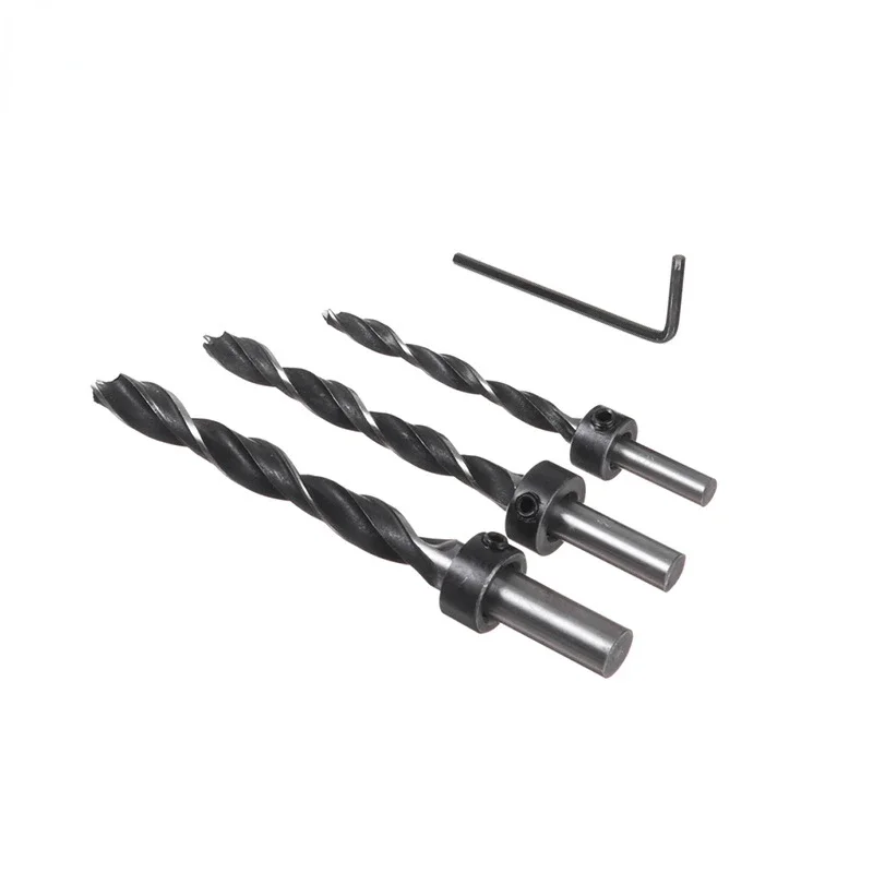 7pcs Tri-tip Woodworking Drill Bit Carbon Steel 6/8/10mm Drill Bit Limit Ring Set of Inclined Hole Locator Accessories Open Hole
7pcs Tri-tip Woodworking Drill Bit Carbon Steel 6/8/10mm Drill Bit Limit Ring Set of Inclined Hole Locator Accessories Open Hole