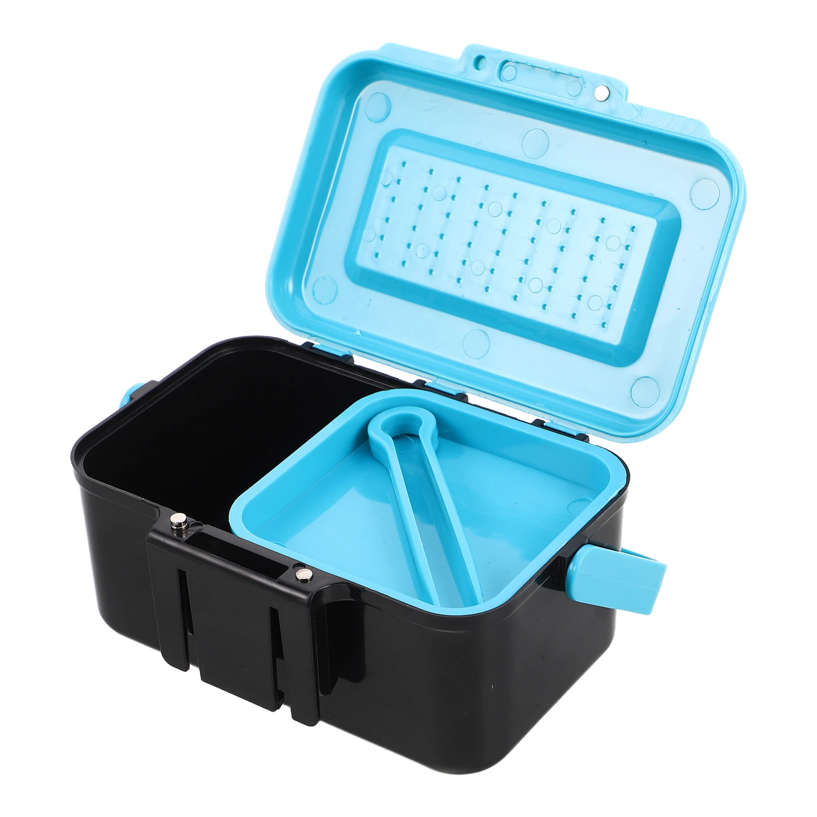 1PC Blue Handle Worm Bait Box ABS Material Fishing Accessories Tackle Container Red Worm Holder Insect Catching Tool Portable
1PC Blue Handle Worm Bait Box ABS Material Fishing Accessories Tackle Container Red Worm Holder Insect Catching Tool Portable