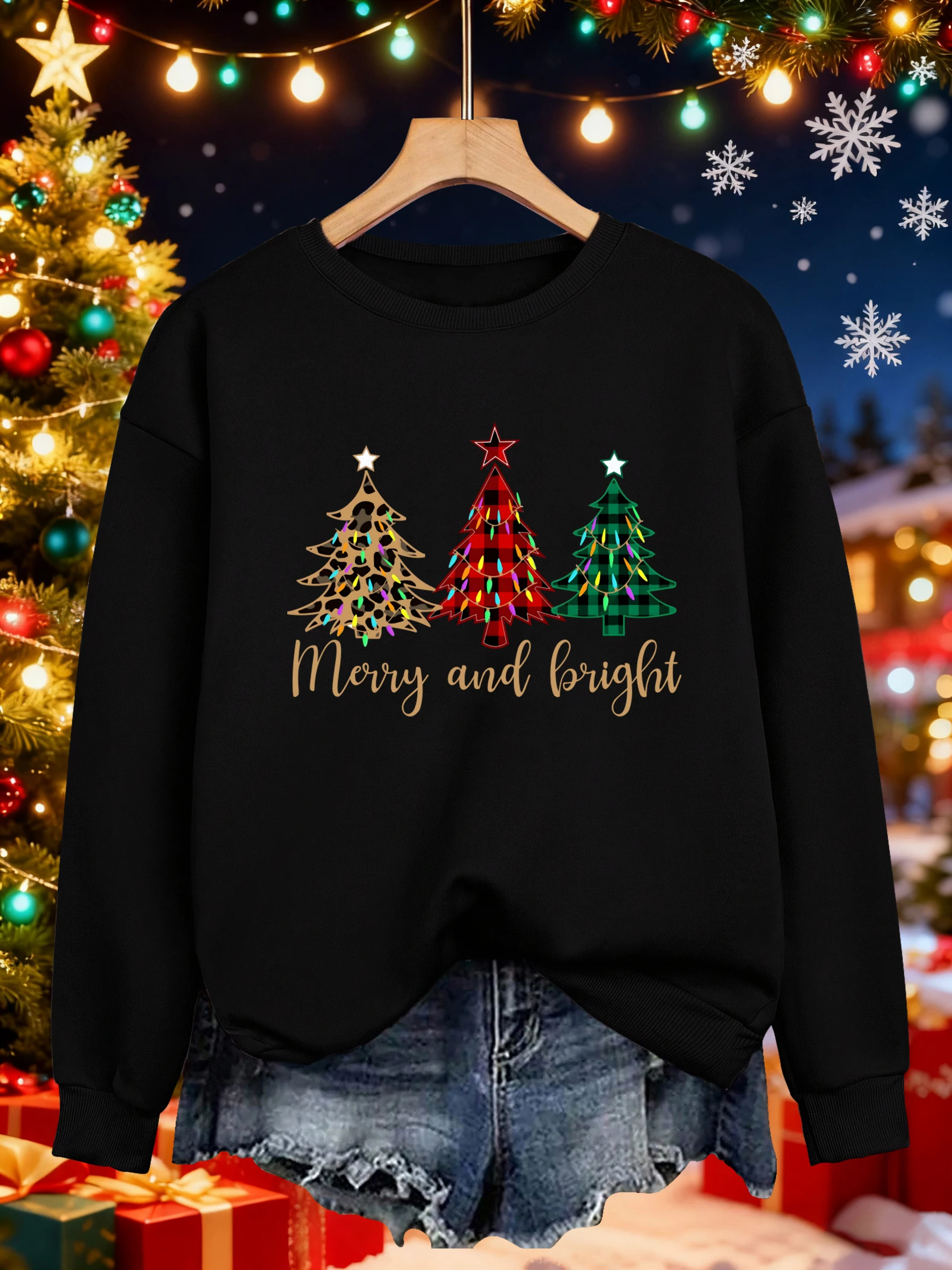 Женская уличная одежда с забавным принтом деревьев Merry Christma Y2K, толстовка с круглым вырезом в стиле хип-хоп, свободные флисовые пуловеры, повседневная осенняя одежда
Женская уличная одежда с забавным принтом деревьев Merry Christma Y2K, толстовка с круглым вырезом в стиле хип-хоп, свободные флисовые пуловеры, повседневная осенняя одежда
