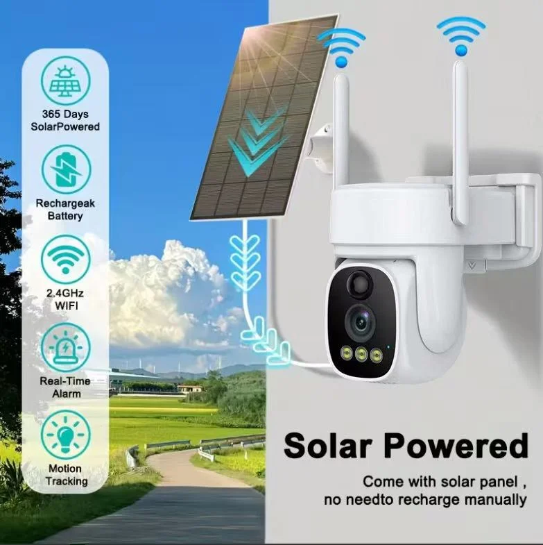 2MP 1080P V380pro APP Solar Power WIFI IP Dome Camera Full Color AI Humanoid Detection Home Security CCTV Baby Monitor
2MP 1080P V380pro APP Solar Power WIFI IP Dome Camera Full Color AI Humanoid Detection Home Security CCTV Baby Monitor