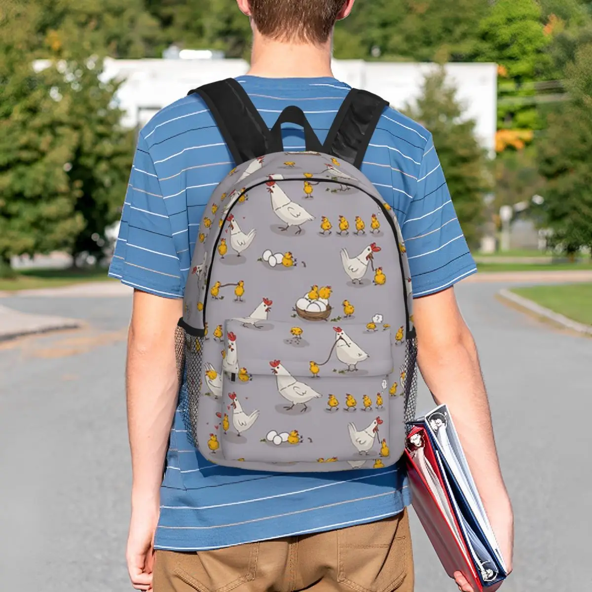 Farmhouse Chicken And Baby Chick Print Backpack Student BookBag Children School Bag Laptop Shoulder Bags for Men Women
Farmhouse Chicken And Baby Chick Print Backpack Student BookBag Children School Bag Laptop Shoulder Bags for Men Women