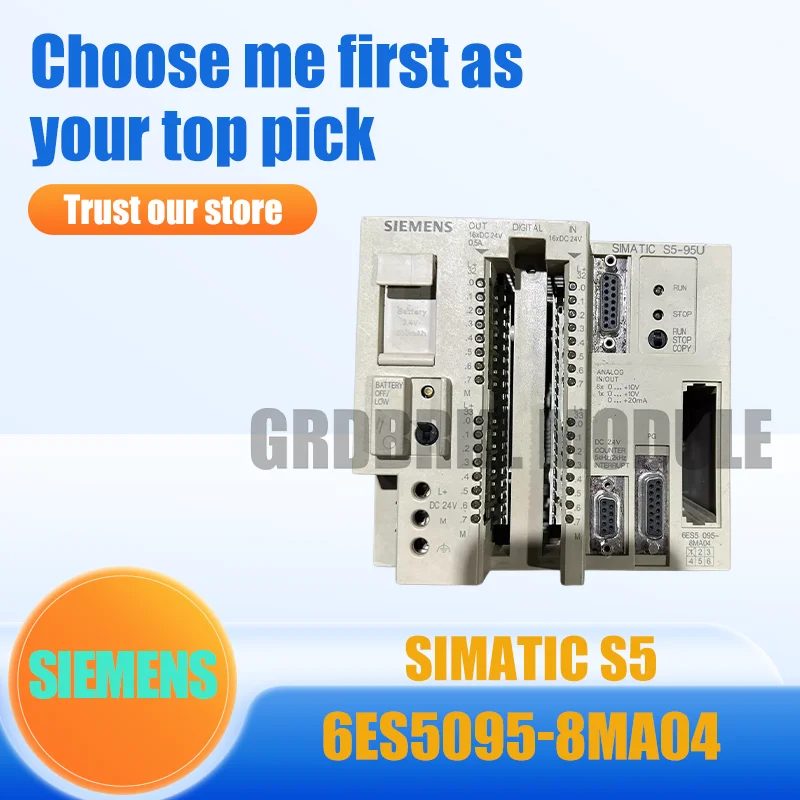 Новый оригинальный компактный блок SIEMENS 6ES5095-8MA04 6ES50958MA04 S5-95U
Новый оригинальный компактный блок SIEMENS 6ES5095-8MA04 6ES50958MA04 S5-95U