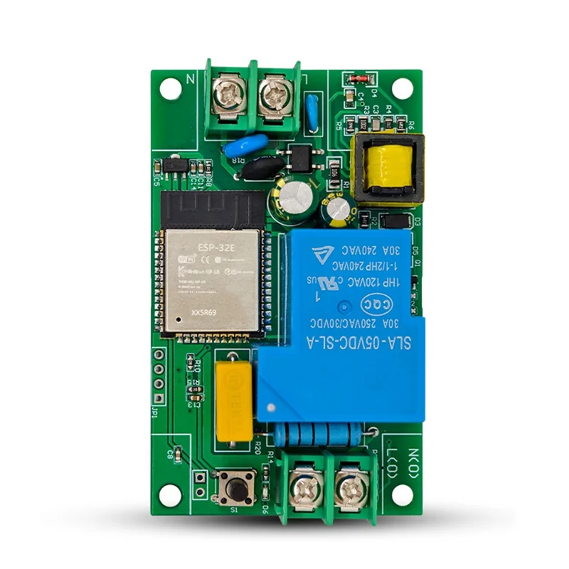 -A96Z ESP32 Single Channel Relay Module With 30A AC220V Power Supply WIFI Bluetooth Development Board
-A96Z ESP32 Single Channel Relay Module With 30A AC220V Power Supply WIFI Bluetooth Development Board