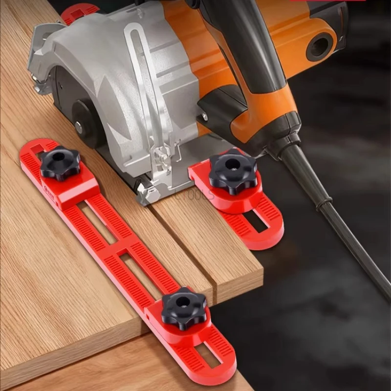 Adjustable Cutter Support Cutting Machine Base Guide Rail Circular Saw Milling Positioning Clamps Woodworking Fixing Bracket