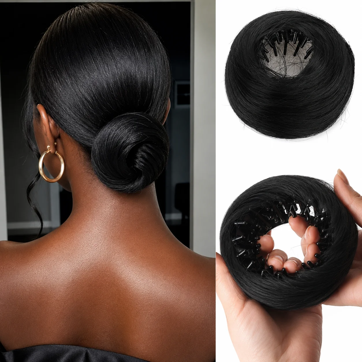 40g Messy Bird Nest Bun Hairpiece for Women Synthetic Retractable Chignon Bun Natural Fluffy Updo Hair Extension for Daily Party
40g Messy Bird Nest Bun Hairpiece for Women Synthetic Retractable Chignon Bun Natural Fluffy Updo Hair Extension for Daily Party