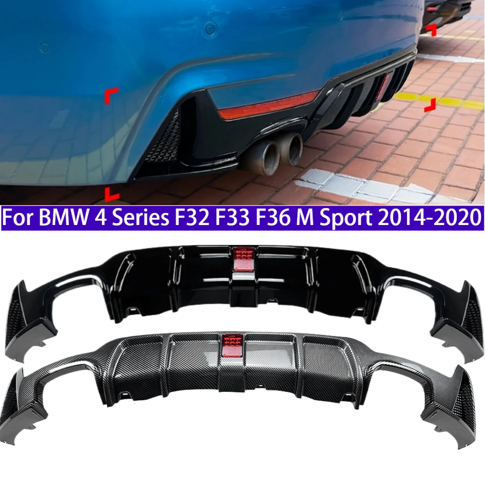 Rear Bumper Diffuser Lip with Light ABS Boot Spoiler Splitter Kit Fit For BMW 4 Series F32 F33 F36 M Sport 2014-2020
Rear Bumper Diffuser Lip with Light ABS Boot Spoiler Splitter Kit Fit For BMW 4 Series F32 F33 F36 M Sport 2014-2020