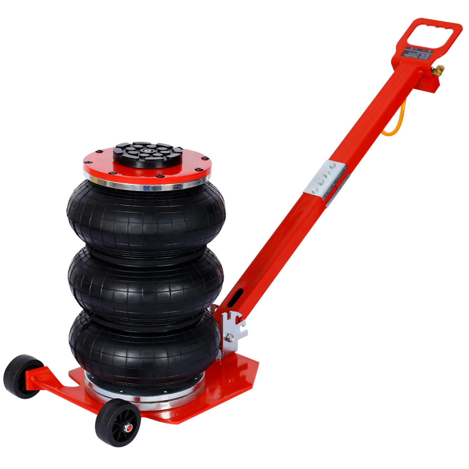 3T Triple Bag Air Jack ,Pneumatic Jack 3 bag ,lifting 16in capacity 6600lbs,easy-collapsing Terrain,Red color
3T Triple Bag Air Jack ,Pneumatic Jack 3 bag ,lifting 16in capacity 6600lbs,easy-collapsing Terrain,Red color