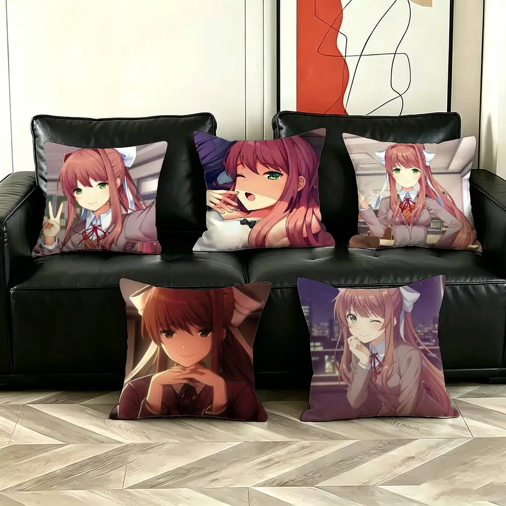 DDLC Cute M-Monika Pillow Case Cushion Cover Throw Pillow Case For Car Sofa
DDLC Cute M-Monika Pillow Case Cushion Cover Throw Pillow Case For Car Sofa