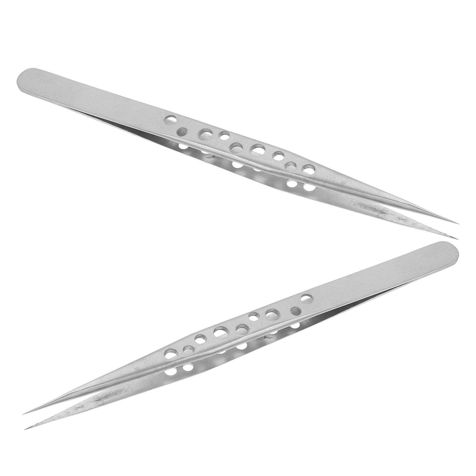 2 Pcs Repairing Tweezers Stainless Steel Tip Elbow Hobby Jewelry Stamp Collecting Supplies Durable Tools Home Professional Use
2 Pcs Repairing Tweezers Stainless Steel Tip Elbow Hobby Jewelry Stamp Collecting Supplies Durable Tools Home Professional Use