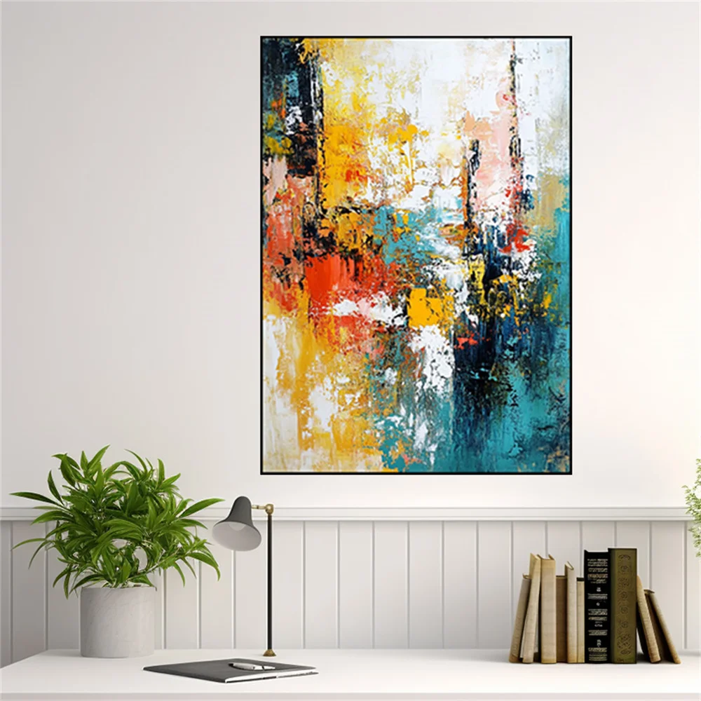 Pure Handmade Abstract Poster Gift Orange Oil Painting On Canvas Wall Art Pictures Modern Living Room Decor Mural Home Pendant
Pure Handmade Abstract Poster Gift Orange Oil Painting On Canvas Wall Art Pictures Modern Living Room Decor Mural Home Pendant