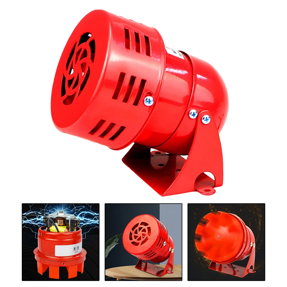 Red Mini Metal Motor Siren Industrial Siren Sound Electrical Alarm MS-190 DC, 220V AC, 110V, 2V DC, 24V
Red Mini Metal Motor Siren Industrial Siren Sound Electrical Alarm MS-190 DC, 220V AC, 110V, 2V DC, 24V