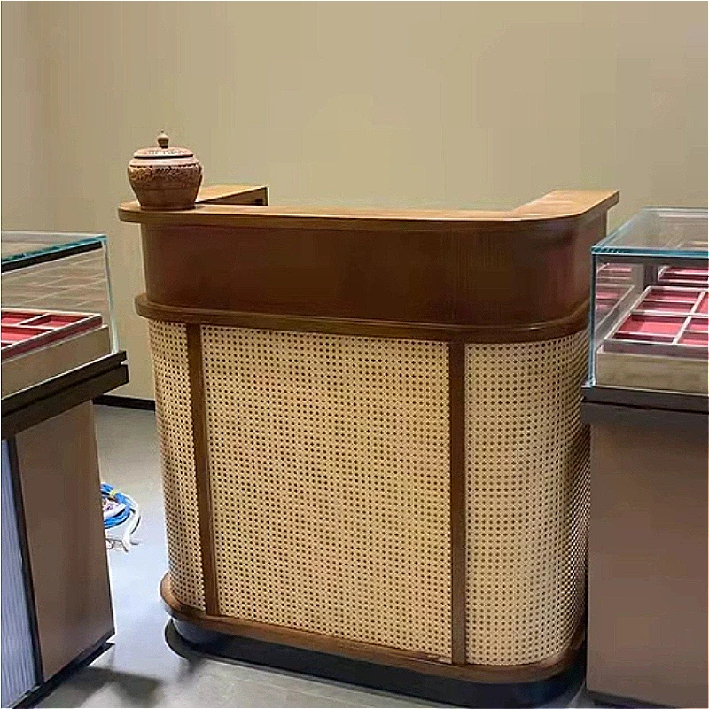 Retro Japanese style reception counter wood sturdy minimalist design reception counter aesthetic mostrador para tienda furniture
Retro Japanese style reception counter wood sturdy minimalist design reception counter aesthetic mostrador para tienda furniture