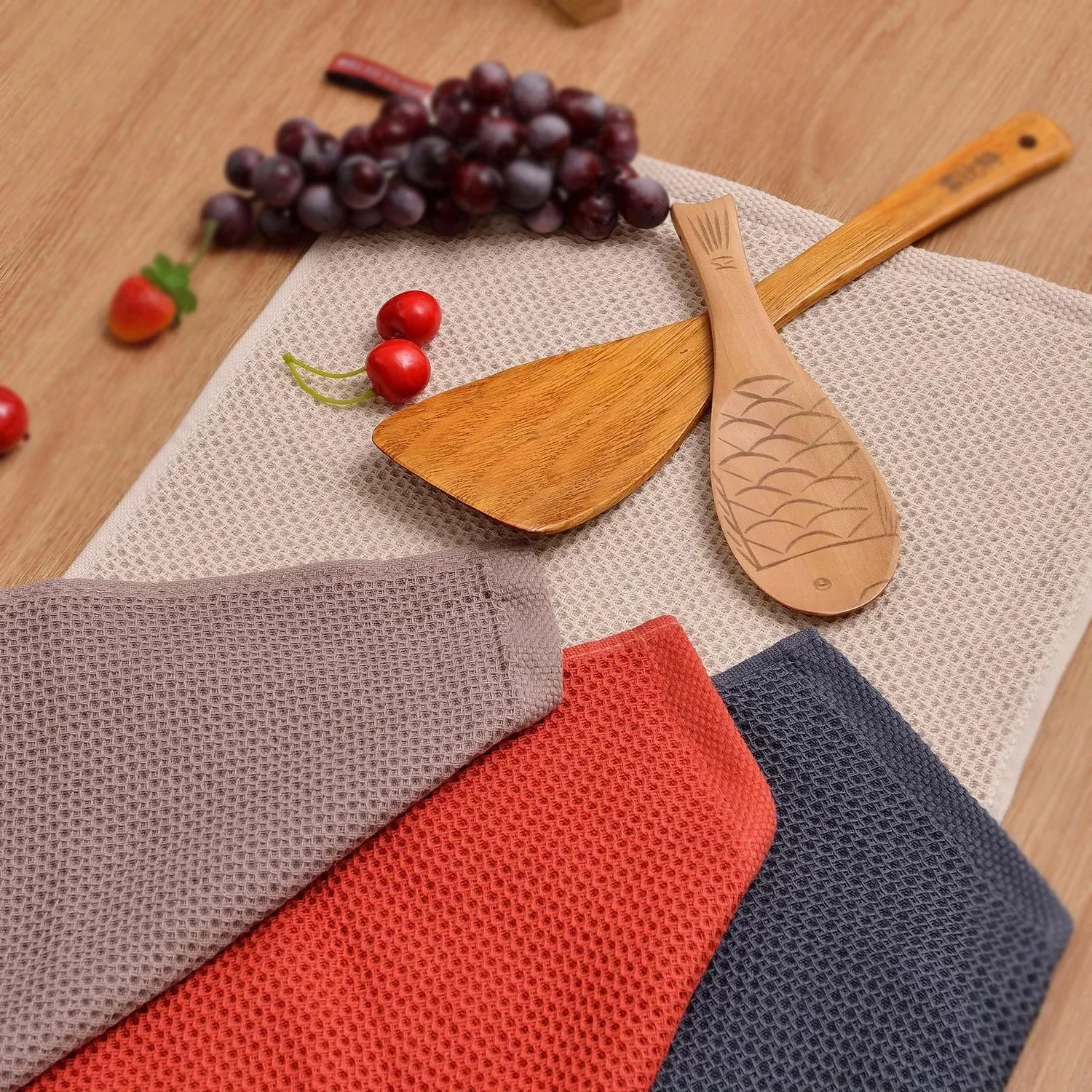 6 Pack Kitchen Towels and Dishcloths Sets,100% Cotton Soft Absorbent Quick Drying Dish Towels for Kitchen,Washing Dishes,12"x12"
6 Pack Kitchen Towels and Dishcloths Sets,100% Cotton Soft Absorbent Quick Drying Dish Towels for Kitchen,Washing Dishes,12"x12"
