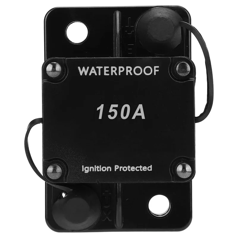 Resettable Circuit Breaker Automatic Switch Fuse Holder Forcars Forother Circuit Safety Protection Systems 150A-B91B
Resettable Circuit Breaker Automatic Switch Fuse Holder Forcars Forother Circuit Safety Protection Systems 150A-B91B