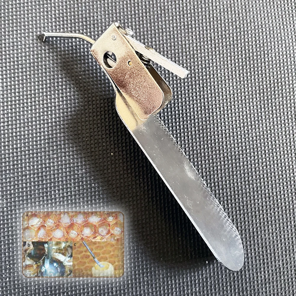 1PCS Master Graft Larvae Cell Pen Spring loaded Automatic Touch Controlled Spoon Scoop Replace Tiny Egg Queen Rearing Beekeeping
1PCS Master Graft Larvae Cell Pen Spring loaded Automatic Touch Controlled Spoon Scoop Replace Tiny Egg Queen Rearing Beekeeping