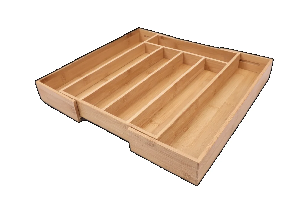 Natural Bamboo Expandable Silverware Organizer, 13.98 x 10.04-15.35 x 1.97 inches
Natural Bamboo Expandable Silverware Organizer, 13.98 x 10.04-15.35 x 1.97 inches