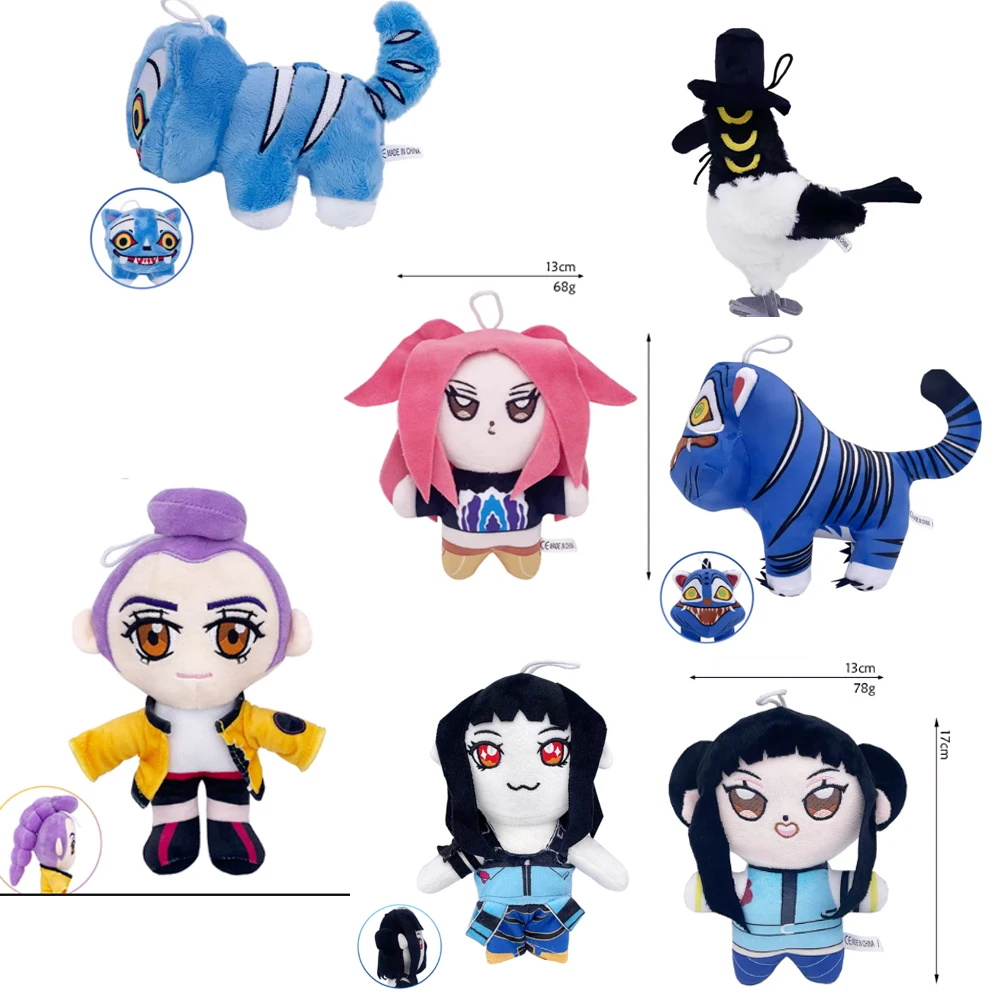 HOTAnime Kpop Охотники на демонов Плюшевая милая фиолетовая тигровая черная шляпа Сорока с 3-мя глазами Monster Hunt Girl Group Фаршированная для фанатов Подарки
HOTAnime Kpop Охотники на демонов Плюшевая милая фиолетовая тигровая черная шляпа Сорока с 3-мя глазами Monster Hunt Girl Group Фаршированная для фанатов Подарки