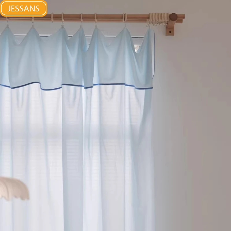 Sea Blue Splicing Screen Curtain Window Screen Curtains for Living Room Bedroom Kitchen Door Curtain Partition Customization
Sea Blue Splicing Screen Curtain Window Screen Curtains for Living Room Bedroom Kitchen Door Curtain Partition Customization