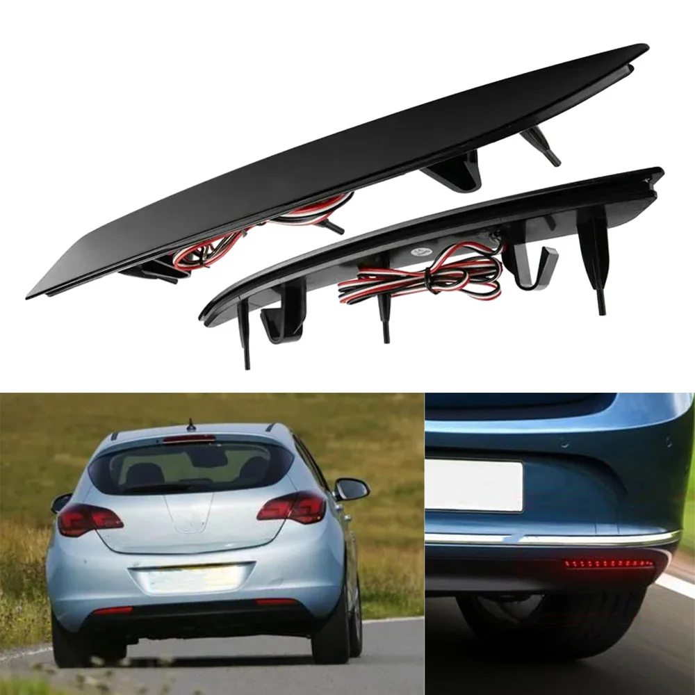 2pcs Smoke/Red Rear Bumper Brake Light Reflector Fit for Vauxhall Astra J 2009 2010 2011 2012 2013 2014 2015 13262018
2pcs Smoke/Red Rear Bumper Brake Light Reflector Fit for Vauxhall Astra J 2009 2010 2011 2012 2013 2014 2015 13262018