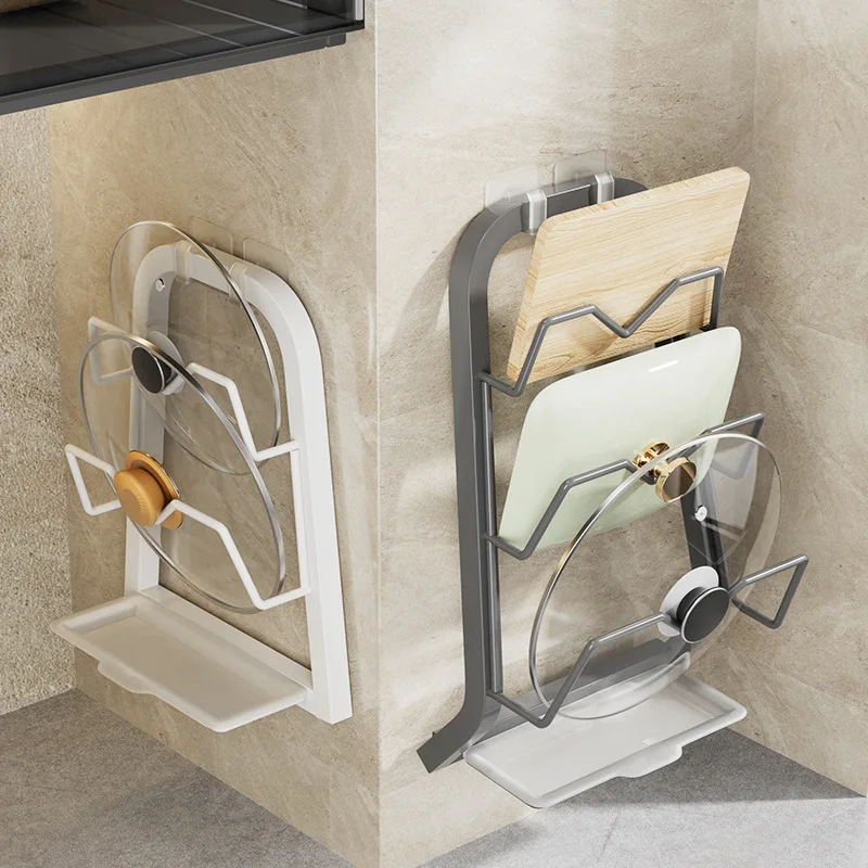 Kitchen Pot Lid Organizer Rack Multifunctional Multi-Layer Wall Hanging Pot Cover Rack High-Quality Steel Rust-Free Storage Rack
Kitchen Pot Lid Organizer Rack Multifunctional Multi-Layer Wall Hanging Pot Cover Rack High-Quality Steel Rust-Free Storage Rack