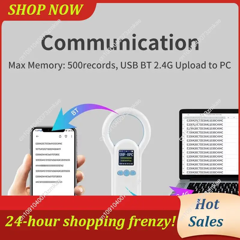 Daily Sale Handheld UHF Pet Microchip Reader 860-960Khz Portable 2.4Ghz USB BT Output RFID Tag Scanner For Android Windows
Daily Sale Handheld UHF Pet Microchip Reader 860-960Khz Portable 2.4Ghz USB BT Output RFID Tag Scanner For Android Windows