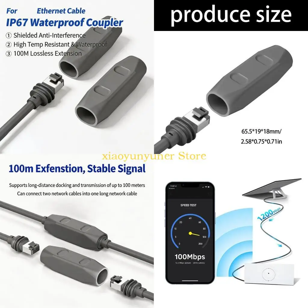 P9JB Gigabit RJ45 Coupler AntiInterference And IP67 Protections For Long Networking
P9JB Gigabit RJ45 Coupler AntiInterference And IP67 Protections For Long Networking