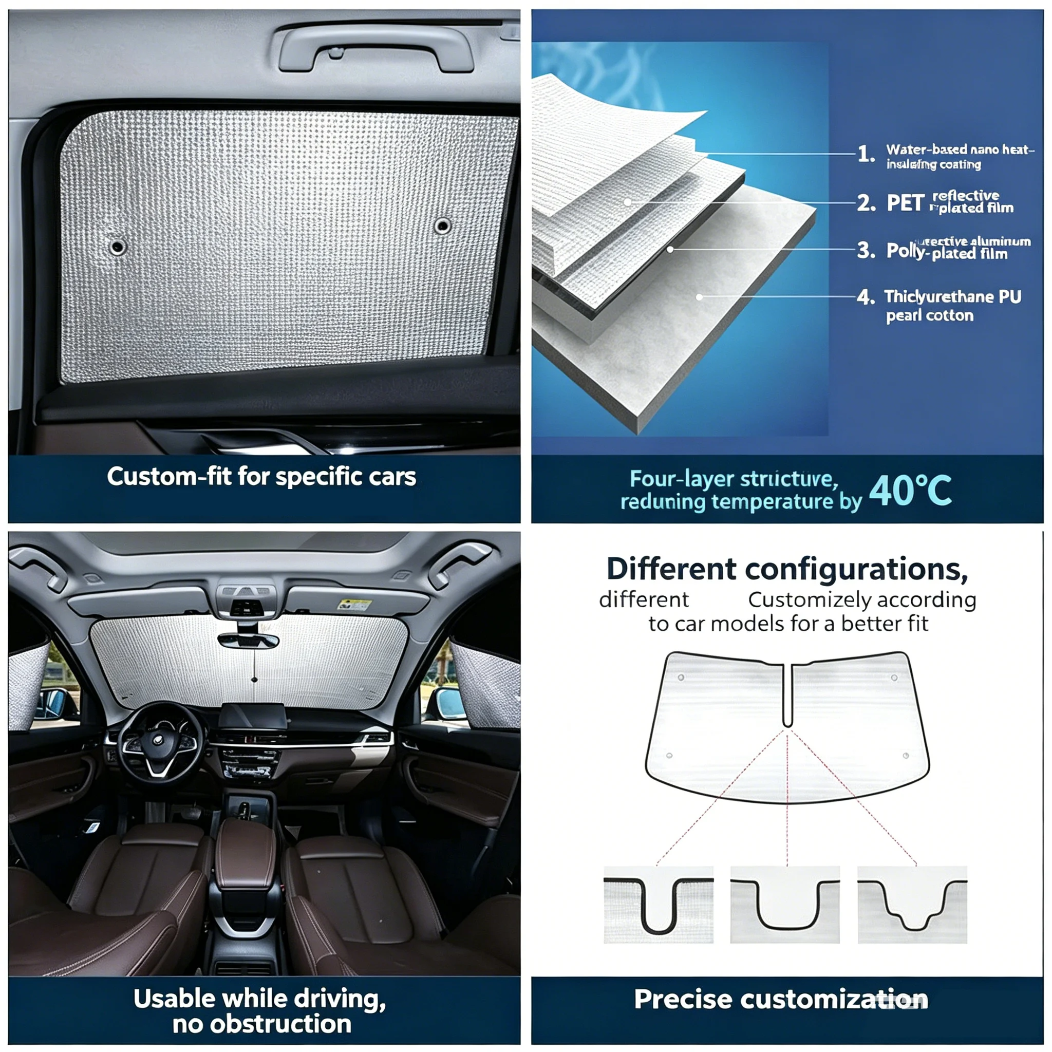 For Deepal S07 Accesorios C673 2023 2024 2025 Car Aluminum Foil Windshield Auto Covers UV Protector Sunshades Body Kits Parts
For Deepal S07 Accesorios C673 2023 2024 2025 Car Aluminum Foil Windshield Auto Covers UV Protector Sunshades Body Kits Parts