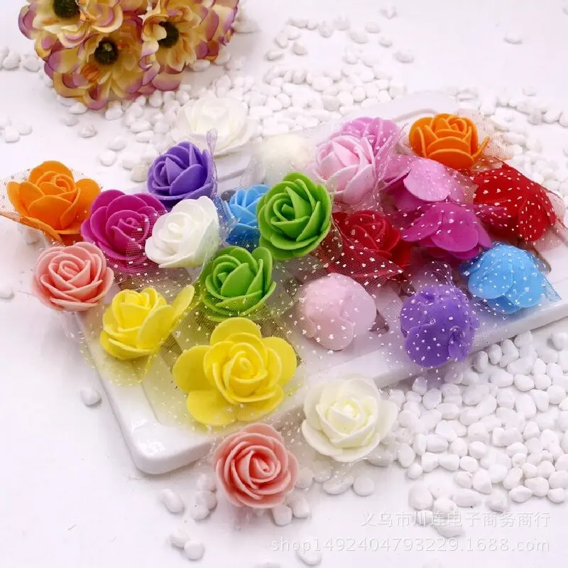 500Pcs Home Decoration Artificial Rose Head 3.5cm PE Foam Yarn Rose Fake Flowers Wedding Decoration Souvenir Candy Box Wreath
500Pcs Home Decoration Artificial Rose Head 3.5cm PE Foam Yarn Rose Fake Flowers Wedding Decoration Souvenir Candy Box Wreath