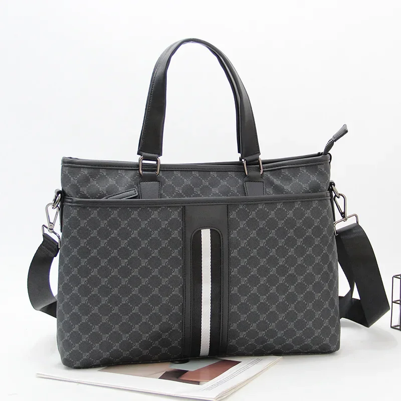 Business Men Briefcase Striped Floral Print Handbag 13 Inch Laptop Bag Fashion Luxury Leather Satchels Crossbody Messenger Bags
Business Men Briefcase Striped Floral Print Handbag 13 Inch Laptop Bag Fashion Luxury Leather Satchels Crossbody Messenger Bags