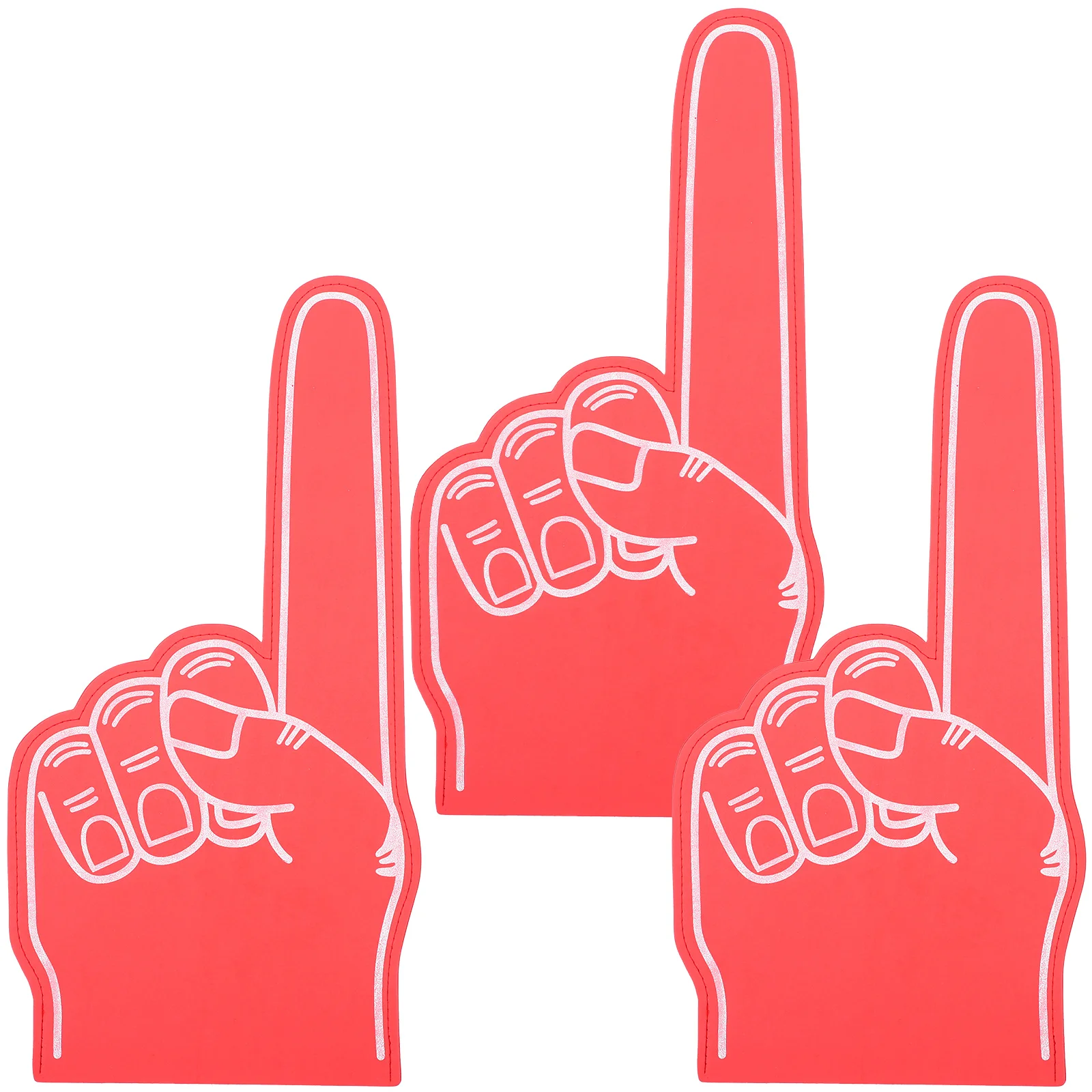3 Pcs Sublimation Foam Fingers Sponge Football Party Props Fan Portable Foams for Sports
3 Pcs Sublimation Foam Fingers Sponge Football Party Props Fan Portable Foams for Sports