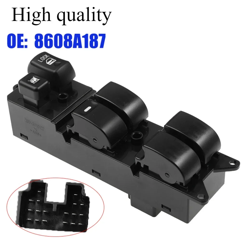 8608A187 Front Door Master Power Window Switch 8608A207 8608A044 For 2007-2013 Mitsubishi ASX Outlander Sport
8608A187 Front Door Master Power Window Switch 8608A207 8608A044 For 2007-2013 Mitsubishi ASX Outlander Sport