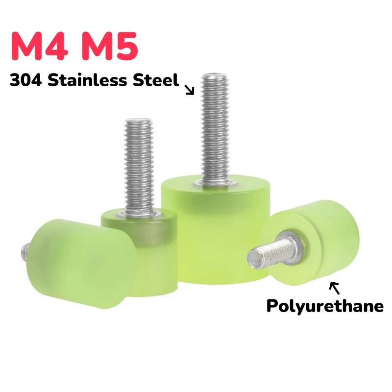 304 Stainless Steel M4 M5 Polyurethane Coating Cushioning And Collision Prevention Screws Adhesive Bolt Wear Resistance
304 Stainless Steel M4 M5 Polyurethane Coating Cushioning And Collision Prevention Screws Adhesive Bolt Wear Resistance