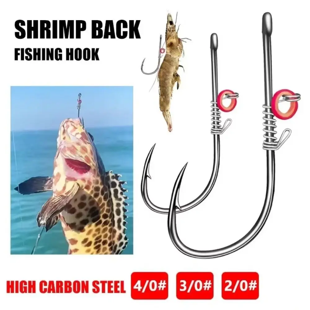 Carbon Steel Live Shrimp Fishing Hooks Hanging Spring With Holes Fishing Fixed Hooks Single Hook Saltwater Barbed Fishhook
Carbon Steel Live Shrimp Fishing Hooks Hanging Spring With Holes Fishing Fixed Hooks Single Hook Saltwater Barbed Fishhook