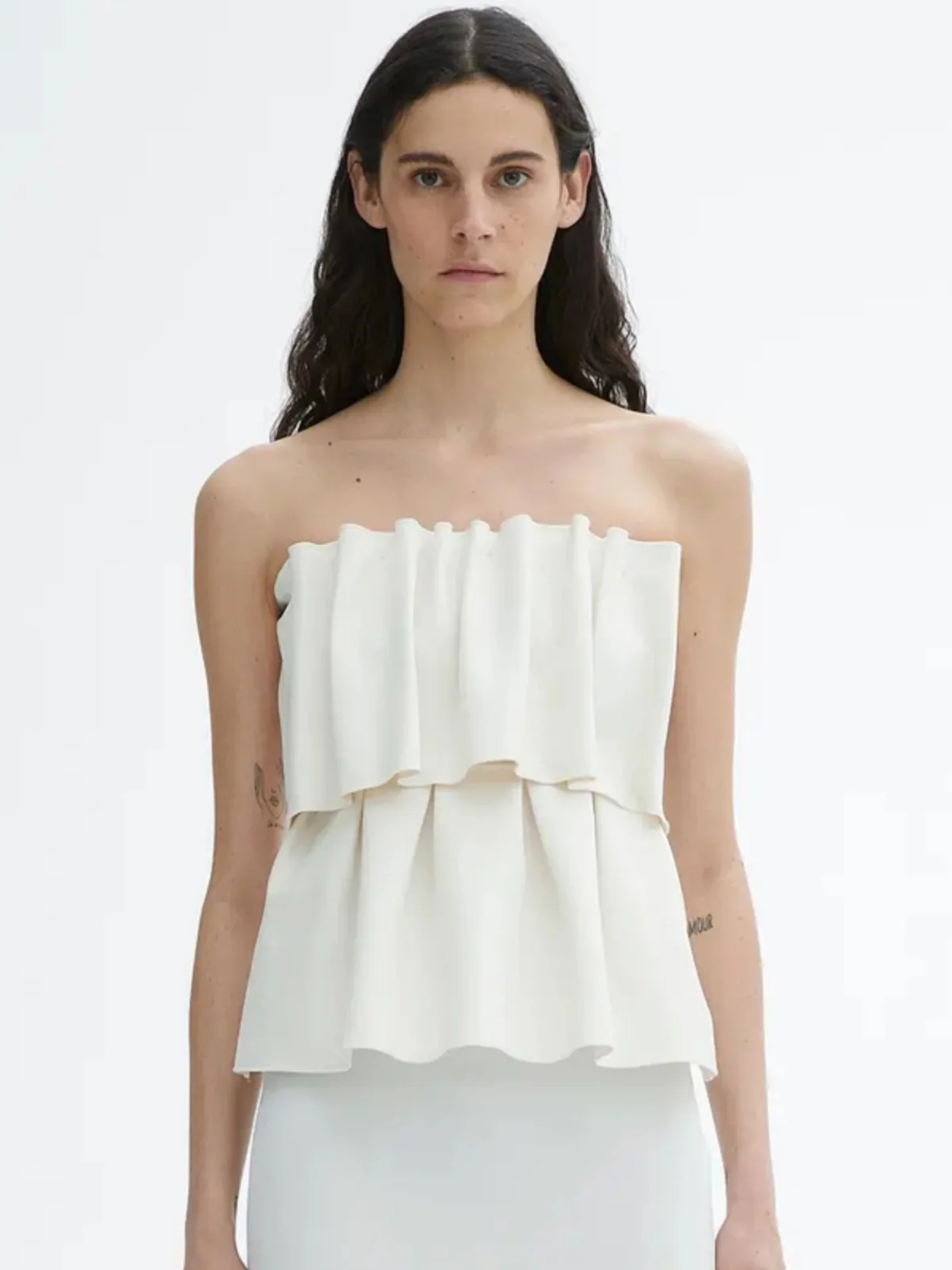 Women's Ruffle Crop Top Slim Fit Vest Summer 2024 New Sle Commute Sle Color Single Piece Regular Length
Women's Ruffle Crop Top Slim Fit Vest Summer 2024 New Sle Commute Sle Color Single Piece Regular Length