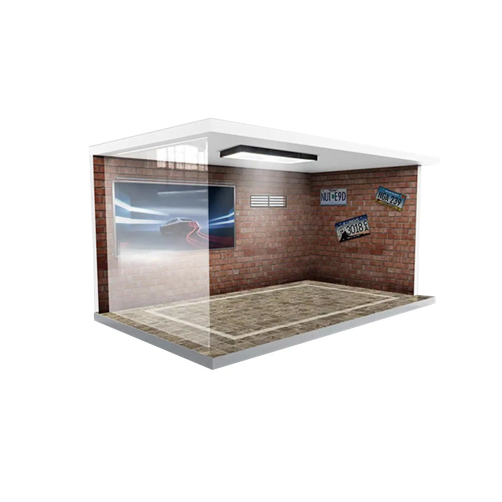 1/18 Model Car Parking Lot Display Case Acrylic Miniature Cars Garage Showcase for Collectible Display Scene
1/18 Model Car Parking Lot Display Case Acrylic Miniature Cars Garage Showcase for Collectible Display Scene