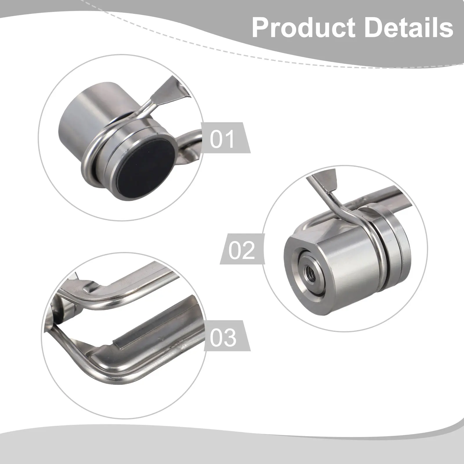 Table Lamp Stand Stainless Steel Clamp Compact Size Clamping Thickness 1-40mm Easy Installation Camping Silver
Table Lamp Stand Stainless Steel Clamp Compact Size Clamping Thickness 1-40mm Easy Installation Camping Silver