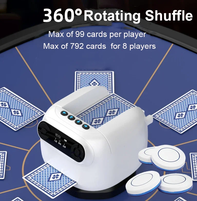 Automatic Card Dealer OLED Display Fully Automatic Intelligent Card Dealer Rechargeable Electric Card Dealer for Outdoor Camping
Automatic Card Dealer OLED Display Fully Automatic Intelligent Card Dealer Rechargeable Electric Card Dealer for Outdoor Camping