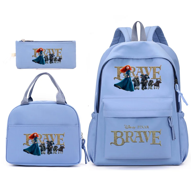 3pcs Disney Brave Backpack with Lunch Bag for Women Student Teenagers School Bags Comfortable Travel Sets
3pcs Disney Brave Backpack with Lunch Bag for Women Student Teenagers School Bags Comfortable Travel Sets