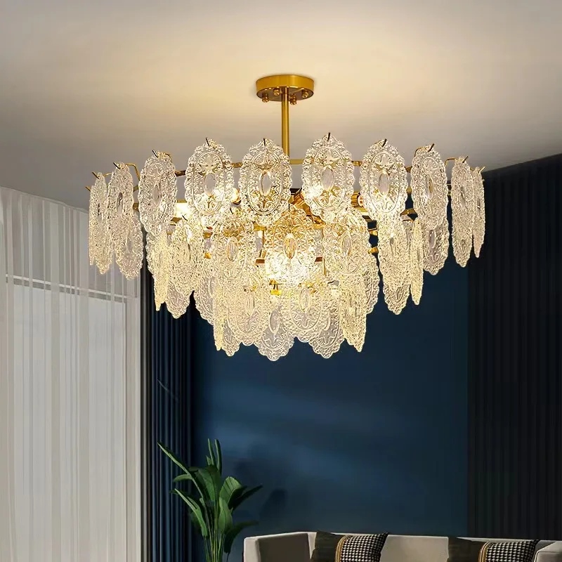 GPD Modern Luxury Glass Ceiling Chandelier Living Room K9 Crystal LED Lights For Bedroom Kitchen Island Lamp Room Decor Fixtures
GPD Modern Luxury Glass Ceiling Chandelier Living Room K9 Crystal LED Lights For Bedroom Kitchen Island Lamp Room Decor Fixtures