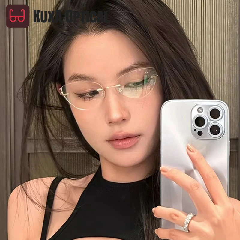 KUXA качественные очки мужские очки без оправы оптические очки для женщин модные линзы по рецепту очки
KUXA качественные очки мужские очки без оправы оптические очки для женщин модные линзы по рецепту очки