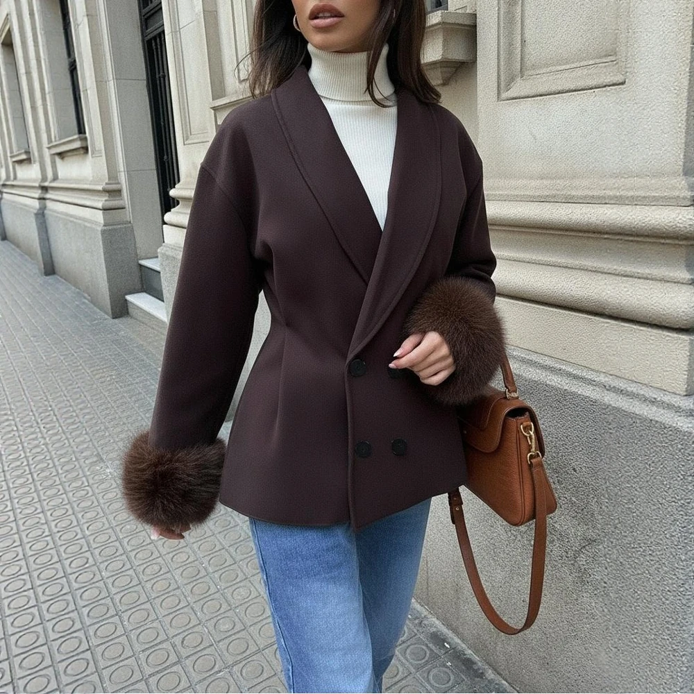 Повседневное женское пальто, весенне-осенняя модная верхняя одежда без декора, удобный топ для повседневных мероприятий
Повседневное женское пальто, весенне-осенняя модная верхняя одежда без декора, удобный топ для повседневных мероприятий